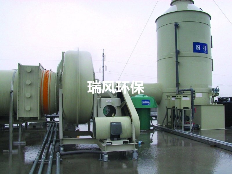 台湾电子厂酸碱废气项目